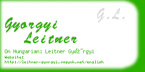 gyorgyi leitner business card